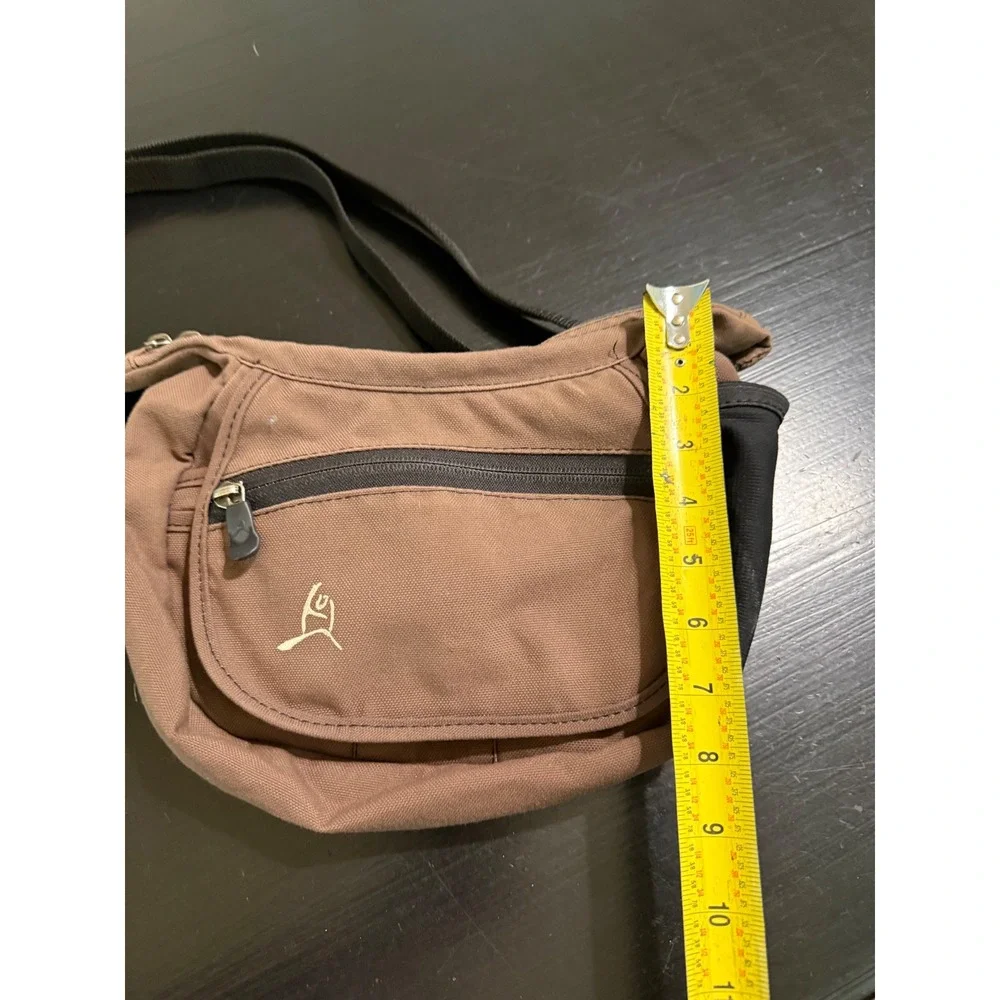 Overland Equipment Brown Canvas Crossbody Bag Chico CA Made Messenger Bag